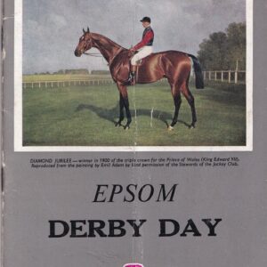 Epsom Derby Day June the 3rd Nineteen Sixty-Four Racecard