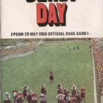 Derby Day Epsom 29 May 1968 Racecard