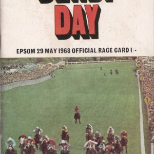 Derby Day Epsom 29 May 1968 Racecard