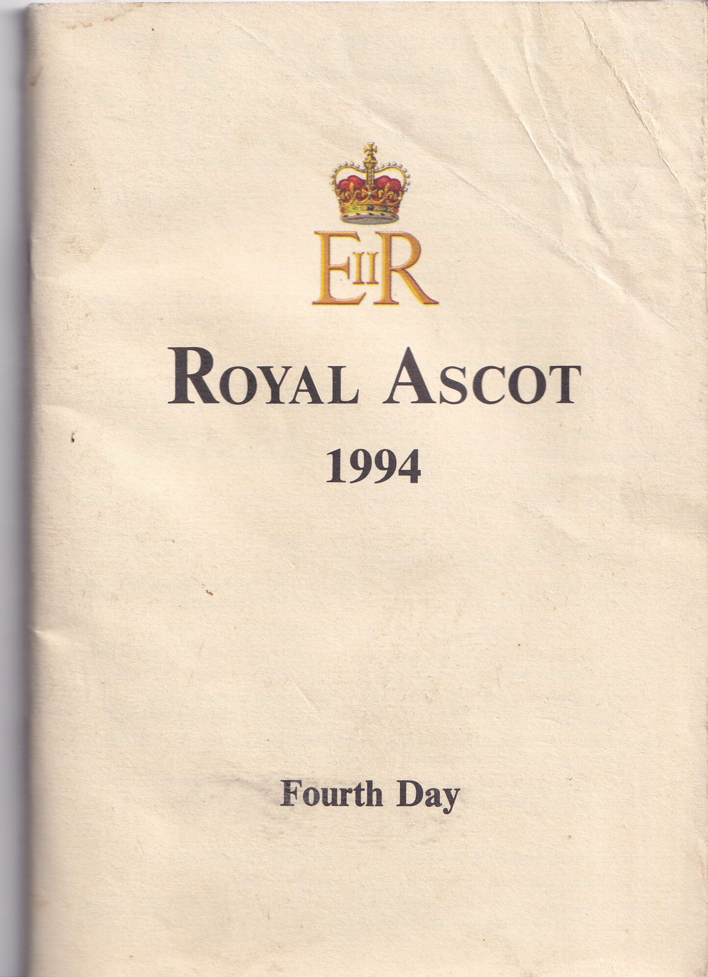 Royal Ascot Fourth Day Friday June 17th 1994 Racecard