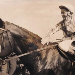 Frankie Durr riding Sodium 1966 St Leger Horse Racing Photo
