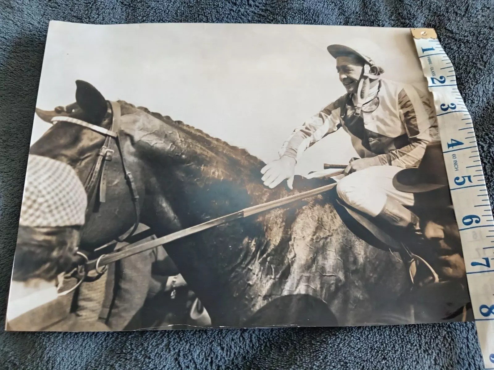 Frankie Durr riding Sodium 1966 St Leger Horse Racing Photo - Image 5