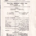 Uttoxeter Easter Meeting Monday April 15th 1974 Racecard