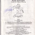 Folkestone Races November 4th 1985 Racecard