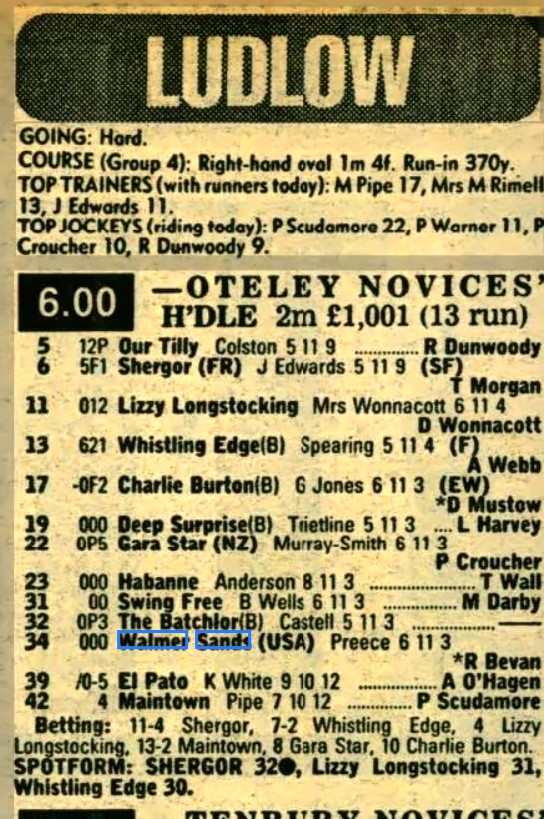 Oteley Novices Hurdle